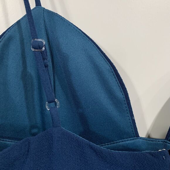 Rubber Ducky L Dress Blue V-neck Sleeveless Cocktail Party Productions Women’s - Picture 5 of 8